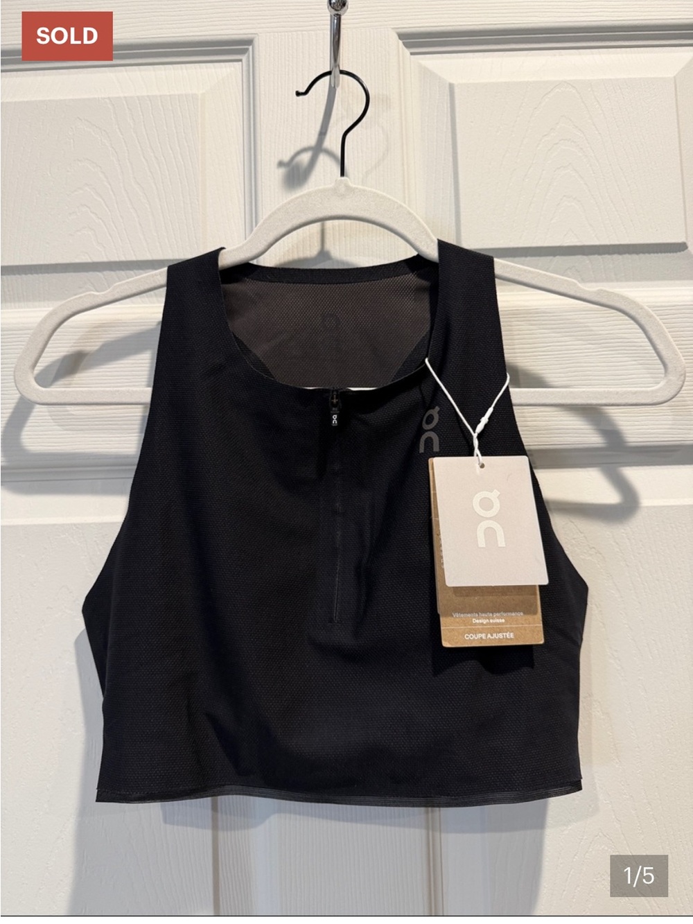 ON running | race crop women’s size small NWT